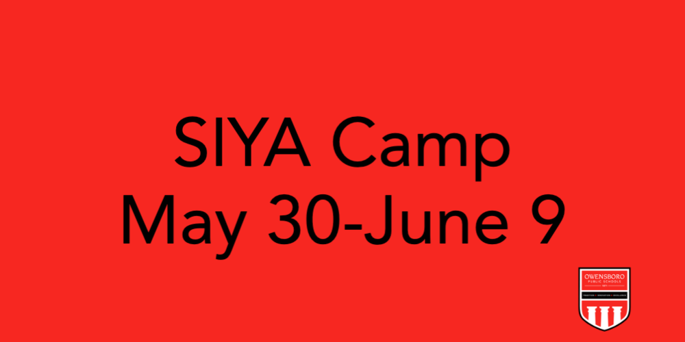 SIYA Camp May 30-June 9